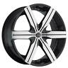 Vctvct030-2 Vct Wheels Gotti Black Machined Rims Fs