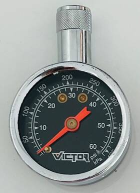 Victor 077231008778 Tire Pressure Gauge Psi And Kpa Black In Good Condition Used Victor 077231008778 Tire Pressure Gauge Psi And Kpa Black In Good Condition Used