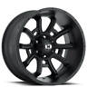 Visionvsn042-1 Vision Wheels Bomb Satin Black Offroad