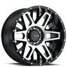 Visionvsn073-1 Vision Wheels Shadow Gloss Black Machined Offroad