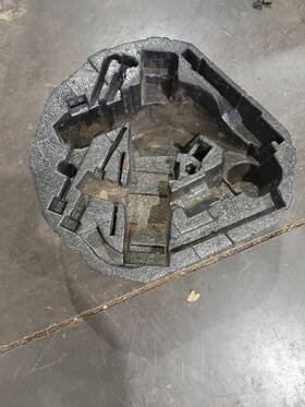 Volkswagen 1j0012115q 1999-2004 Jetta Spare Tire Center Foam Insert Tool Holder Oem