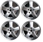 2184 Wv25pakab Unbranded Qty New Dodge Caravan Alloy Wheel Rim Machine Silver