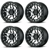 Xd14088563500 Xd Series Set Recon Black Machined Truck Wheels 885463730622