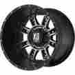 Xd809 Xd 18x9 Black Riot 5x5.5 12 Wheels Nitto Terra Grappler Lt285 60r18 Tires