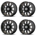 Xd82979068912n Xd Series Set Hoss Black Machined Wheels Lifted 885463197258