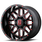 Xdxd068-2 Xd Wheels Grenade Satin Black Milled Red Tinted Off Road