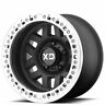 Xdxd102-1 Xd Wheels Machete Crawl Satin Black Machined Ring Nib