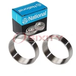 2 Pc National Front Outer Wheel Bearing Races For 1968 Dodge P375 Driveline Ok. Fixed Price $18.85.
