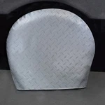 Adco 3754 Diamond Plated Single Axle Rv Wheel Cover Steel, 24"-26"DIA. Fixed Price $43.35.