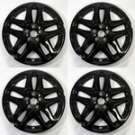 4 Black 13-16 Ford Fusion 17" Covers Rim Skins Hub Caps Fits Alloy Wheels. Fixed Price $70.00.