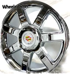 22 Inch Chrome 2007 2013 Cadillac Escalade Oe Replica Wheels 5309 6X5.5 +31 (4X). Fixed Price $1799.99.