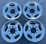 Dodge Ram 2500 3500 Factory Polished 16" Wheels 16X8 Oem Rims 2124 52106367AA. Fixed Price $499.00.
