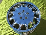 16" New Set Mercedes E320 E420 E500 SL500 SL600 Oem Chrome Wheels 65170. Fixed Price $1799.00.