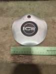 Icw Alloy Wheels Aluminum Metal Center Cap 6" Diameter No P/n. Fixed Price $28.99.