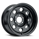 4 New 17X8 Vision 85H Soft Gloss Black 5X139.7 5X5.5 ET-12 Wheels Rims. Fixed Price $398.27.