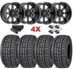 20 Full Gloss Black Wheel Tire Package Rt Terrain Fit Ford F-150. Fixed Price $1998.00.