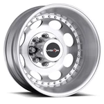 19.5" Vision 181 Hauler Dually Machined 19.5X6.75 Wheel 8X6.5 (8X165.1) -143MM. Fixed Price $418.00.