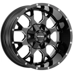 Mayhem 8015 Warrior 17X9 5X4.5"/5X5" +18MM Black/milled Wheel Rim 17" Inch. Fixed Price $280.00.
