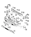 Genuine Mopar Tow Hook Cover 6CS65LXHAA. Fixed Price $75.86.
