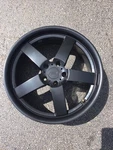 19X8 Tsw Wheel 'rockingham Matte Black Alloy Aftermarket Dodge (used). Fixed Price $100.00.