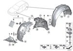 Bmw Ser. F22LCI F23LCI 15-16 Oem Fender Liner Splash Guard 51717424020. Fixed Price $124.99.