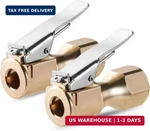 Czc Auto Heavy Duty Brass Air Chuck, Closed Flow Straight Tire With Lock-o. Fixed Price $13.28.