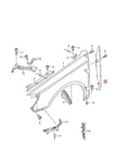Genuine Audi Closing Element Left Satin Black 8V0821111CSP9. Fixed Price $16.77.