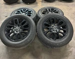 Set Of Four Used '22-'26 Toyota Tundra Black Oem Wheels 95295 265/60R20 Tires Lt. Fixed Price $1095.00.