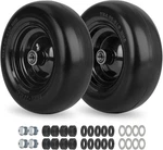 11X4.00-5 Flat Free Lawn Mower Tire And Wheel, 2 Pack Premium. Fixed Price $73.67.
