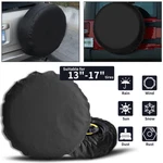16" Wheel Spare Tire Tyre Covers Black Pu Leather For Jeep Liberty Wrangler. Fixed Price $22.09.