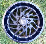 20X10 Black Wheel Hostile Jigsaw H116 Scratched 8 Lug Cond Overall. Fixed Price $149.99.