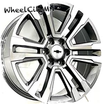 Gunmetal Machined 5822 Replica Rims Fits 2020 Chevy Tahoe Suburban 6X5.5. Fixed Price $1259.99.