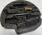 1998 2003 Jaguar XJ8 Xjr Vanden Plas Spare Tire Jack Tool Kit Foam Case. Fixed Price $39.95.
