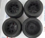 Set Of 4 R/c Wheels Road Rage 1082 Pro Line 3.30 X 5.50 Rubber Tires With Rims. Fixed Price $74.00.