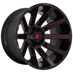 Inch Black Red Wheels Rims Fuel Contra D643 20X10 For Jeep Wrangler Jk Jl 5. Fixed Price $2300.00.
