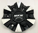Mkw Alloy Wheels Black-chrome Center Cap. Fixed Price $49.45.