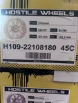 Hostile Chrome Alpha Wheels 22X10-8 Lug 180MM. -25 Offset- $600 Each Or $1,500. Fixed Price $1800.00.