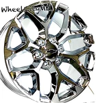 4 New Chrome Snowflake 20 5668 Sfo Replica Oe Wheels Rims Chevy Silverado 6X5.5. Fixed Price $1399.99.