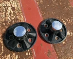 Pair Superior Industries Mag Wheel Aluminum Center Caps 27101 5X4 " Chevy Olds. Fixed Price $79.00.