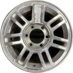 Hummer Machined Silver H3 Oem Wheel 2006-2009 16X7.5 Rim Factory 6304A. Fixed Price $111.57.