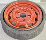 Excellent Original Porsche 911 3.2 Carrera Vredstein Space Master Spare Tire Nla. Fixed Price $275.00.