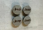 Jeep Wrangler Bespoke Brown & Tan Houndstooth Wheel Center Cap X4 Set Mopar Oem. Fixed Price $115.00.