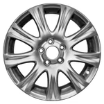 17X7 9 Spoke Refurbished Aluminum Wheel Painted Bright Hypersilver 560-70355. Fixed Price $284.89.