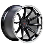 Ferrada Wheels CM2 19X9.5/19X10.5 Custom Matte Black With Chrome Lip (4PCS) A2. Fixed Price $3120.00.