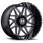 22X12 Hostile H108 Sprocket Blade Cut (blk Milled) Wheel 8X180 (-44MM). Fixed Price $483.75.
