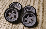 1/24 1/25 Scale 20 Inch Staggered Offset Rotiform Tmb Wheels/tires Resin. Fixed Price $15.99.