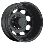 19.5" Vision 181 Heavy Hauler Black Rear Duallie Wheel 19.5X6.75 9X210 -143MM. Fixed Price $207.69.