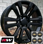 Inch Chevy Tahoe Factory Style Denali Wheels 2017 2018 Satin Black Rims. Fixed Price $1349.00.