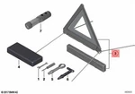 Genuine Rolls-royce Bmw Dawn Warning Triangle With Container 71601095457. Fixed Price $43.92.