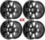 20X10 XD825 6X5.5 Gloss Black Milled Wheels Rims Chevy Gmc Sierra Avalanche. Fixed Price $2100.00.